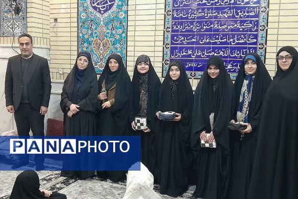 مراسم اختتامیه اعتکاف دانش آموزی در ناحیه دو شهرری 