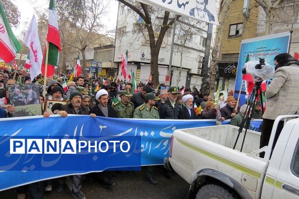 راهپیمایی باشکوه ۲۲ بهمن ماه شهرستان بجنورد 