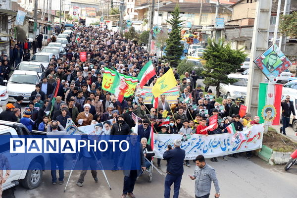 راهپیمایی ۲۲ بهمن بخش بندپی شرقی