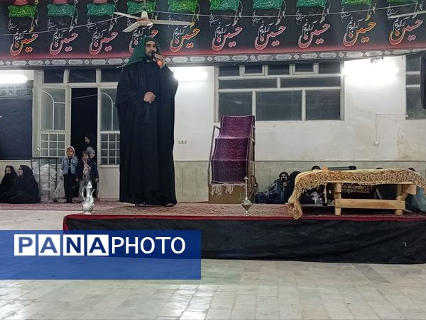 اجرای نمایش و شبیه خوانی دهه فاطمیه در تکیه ابوالفضلی روستای فدافن