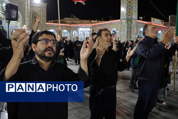 حرم کریمه اهل بیت در  شام شهادت حضرت زهرا(س)