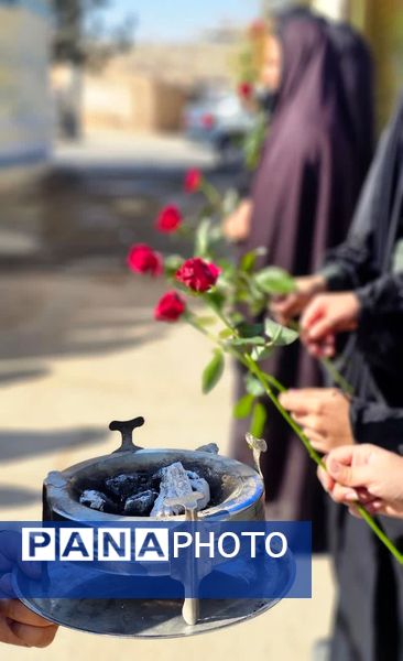 استقبال از شهید گمنام در مدارس ابرکوه