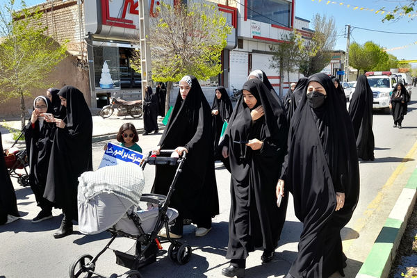 راهپیمایی روز قدس در شهر جعفریه قم