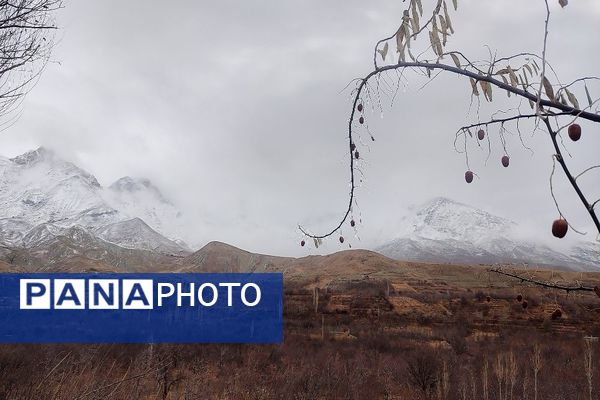 خودنمایی برف در شهر بار نیشابور