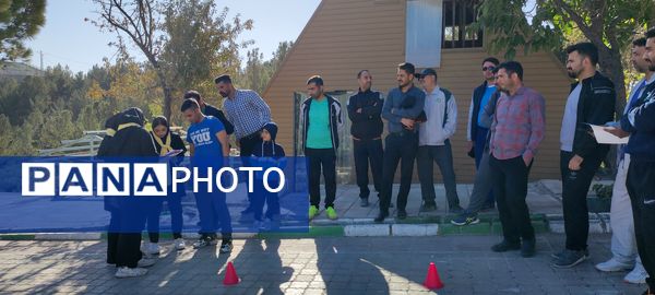 برگزاری مسابقات دارت و طناب‌کشی به‌مناسبت هفته فراجا در شهرستان شیروان