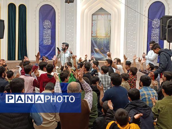 مراسم ولادت امام حسن مجتبی(ع) در میدان شهدای مشهد مقدس