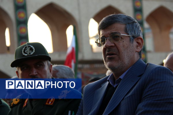 رزمایش اقدار بسیجیان در امیرچخماق یزد