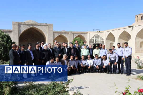 گرامیداشت روز آتش‌نشان و عطرافشانی مزار شهدای گمنام در تربت‌حیدریه