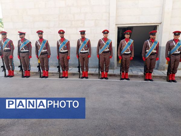 مراسم تکریم و معارفه فرمانده یگان حفاظت دادگستری کل استان خراسان شمالی