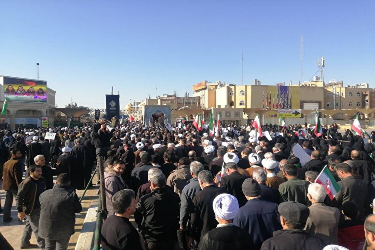 تشییع پیکرهای مطهر 7 شهید گمنام همزمان با سالروز شهادت حضرت زهرا(س) در قم