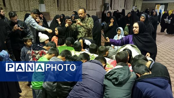 عطر پیکر مطهر شهید گمنام در جلگه رخ 