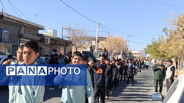 برپایی هیئت عزاداری دانش‌آموزی «قاسم ابن الحسن(ع)» در دبیرستان رئیس‌زاده خلیل‌آباد