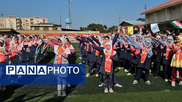 مانورتشکیلاتی استانی سازمان دانش‌آموزی با محوریت وطن یار
