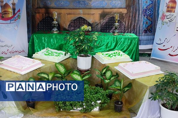 حضور خادمین آستان قدس رضوی در مدرسه شاهد کوثر رباط‌کریم به مناسبت دهه کرامت