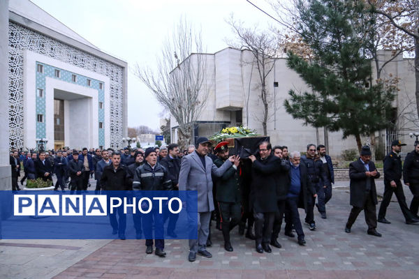 مراسم وداع با فرماندار فقید مراغه