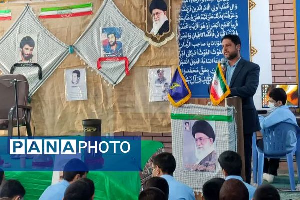 مراسم یادواره شهدا در آموزشگاه امین شهید بکائی
