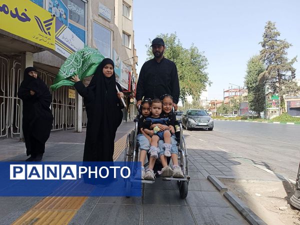  مراسم جاماندگان اربعین در مشهد مقدس