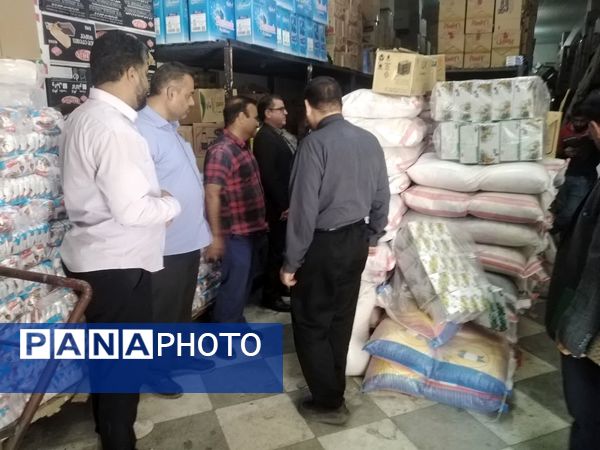 بازدید و نظارت بر بازار با حضور فرماندار و رئیس اداره صمت شهرستان کاشمر