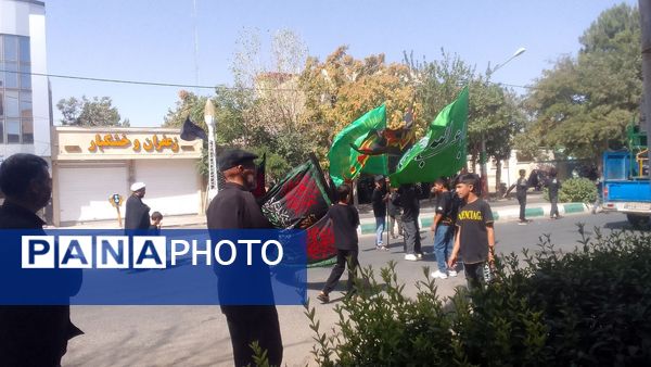مراسم اربعین حسینی با حضور پرشور مردم باخرز برگزار شد