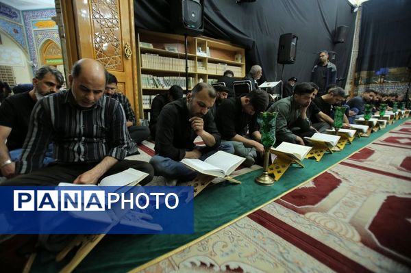 مراسم پرفیض سومین شب احیای لیالی‌القدر در آستان مقدس امام زاده طاهر کرج