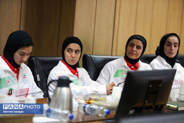 مراسم بدرقه تیم‌های ملی فوتسال دانش‌آموزی پسران و دختران ایران به رقابت‌های جام جهانی