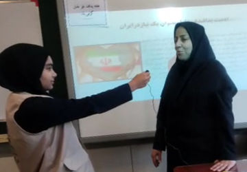 جلسه آشنایی با  پدافند غیر عامل در دبستان زنده یاد خواهانی شهرستان نیشابور