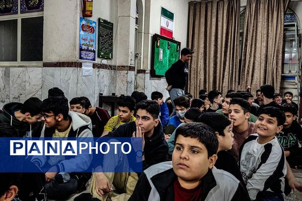 افتتاحیه اعتکاف دانش‌آموزی مسجد قمربنی هاشم باقرشهر 