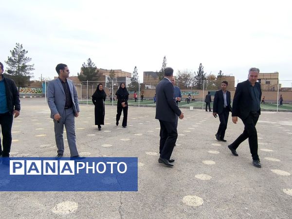 بازدید معاون پرورشی و کارشناس فرهنگی اداره آموزش پرورش  کاشمر از دبستان شهید پسندیده فدافن