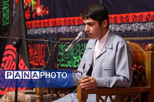 مراسم عزاداری هیئت‌های دانش‌آموزی مدارس پیشوا به مناسبت شهادت امامزاده جعفر(ع) در حرم مطهر آن حضرت