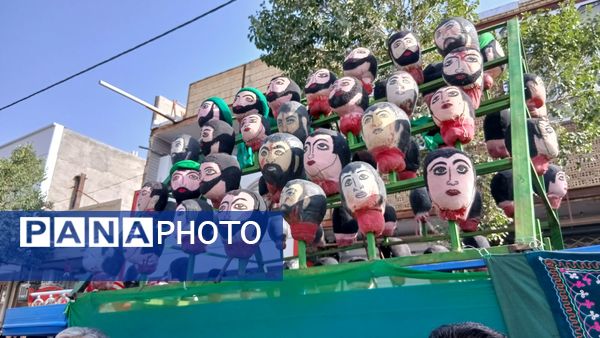 زنان و مردان بن در آیین گل‌زنی؛ هم‌نوا با کاروان کربلا