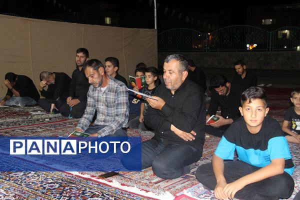 مراسم عزاداری شب هفتم محرم در مسجد امام هادی(ع) شهرکرد