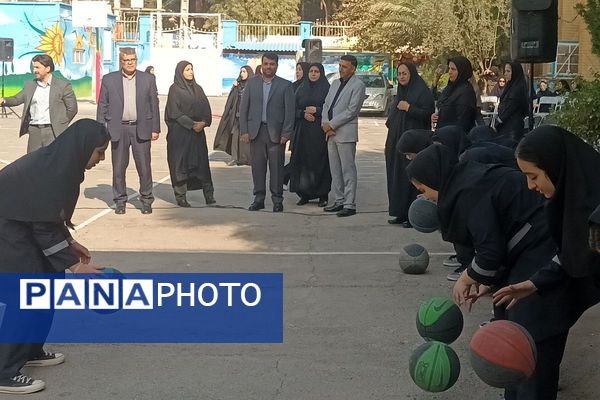 افتتاحیه جشنوارهی بازیهای مهارتی-ورزشی در مدرسه زهرهوند قرچک