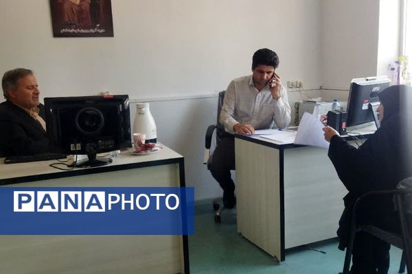 میز خدمت ویژه فرهنگیان در محل مدیریت آموزش و پرورش شهرستان اسلامشهر