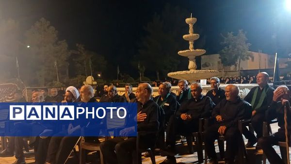 برگزاری مراسم عزاداری شب ششم ماه‌محرم در شهر نیم‌‌ور