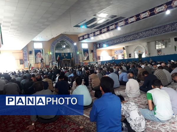حضور پرشور مردم ولایتمدار شهرستان شیروان در نماز جمعه 