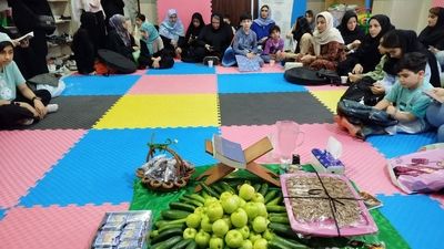 برپایی سفره مهر حضرت رقیه (س) در کانون استاد حکیمی آمل