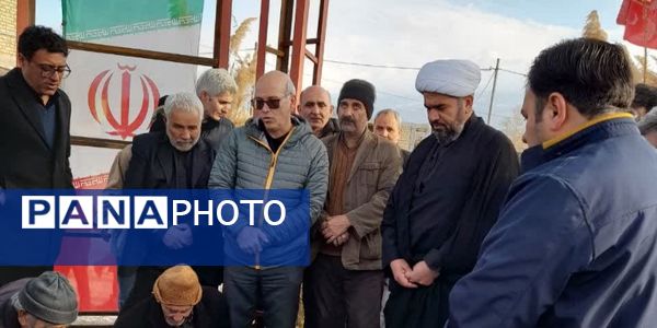 مراسم بزرگداشت سومین روز تدفین شهید گمنام در شهر قاضی