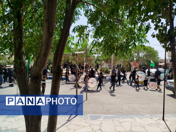 حضور پر شور کودکان و نوجوانان روستای فدافن در هیئت‌ها