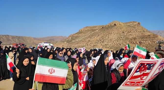 پایبندی مردم معمولان و افرینه به آرمان‌های انقلاب در ۲۲ بهمن
