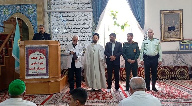 اقامه نماز جمعه در دهه سوم ماه صفر در شهر بار نیشابور