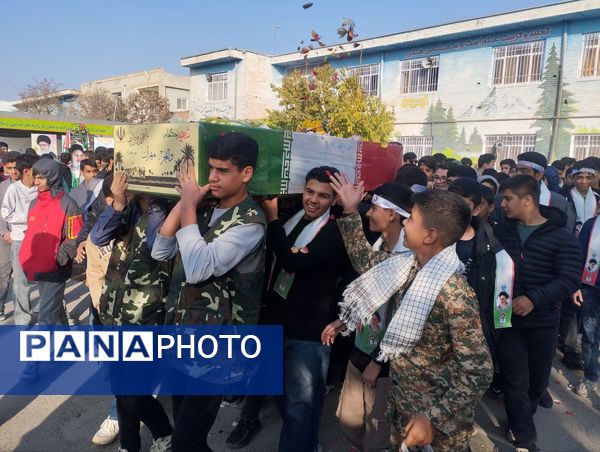 مدرسه فرزانگان شهرستان شیروان، میزبان شهدای گمنام