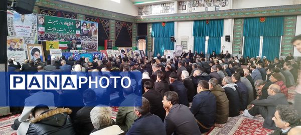 مراسم گرامیداشت حماسه ۹ دی روز بصیرت و میثاق امت با ولایت در شهرستان خلیل آباد