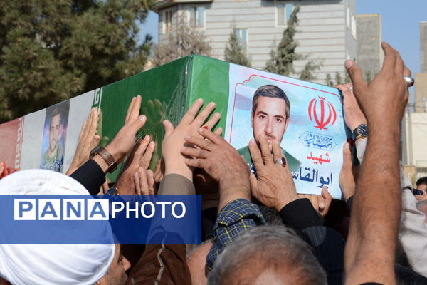 مراسم تشییع پیکر پاک شهید والامقام ابوالقاسم مهری در اسلامشهر