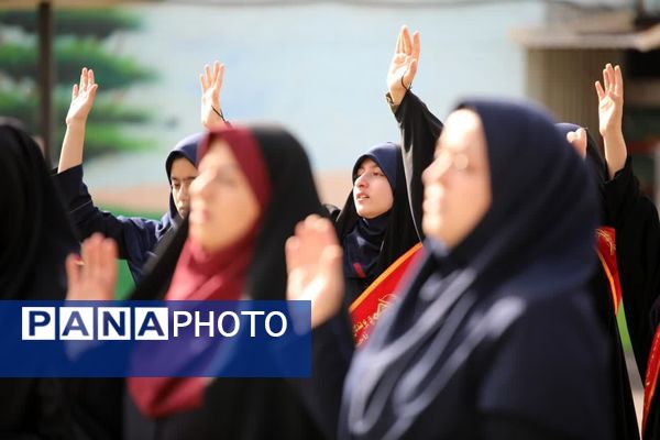 حضور کاروان زیر سایه خورشید در متوسطه آیین تربیت اندیشه