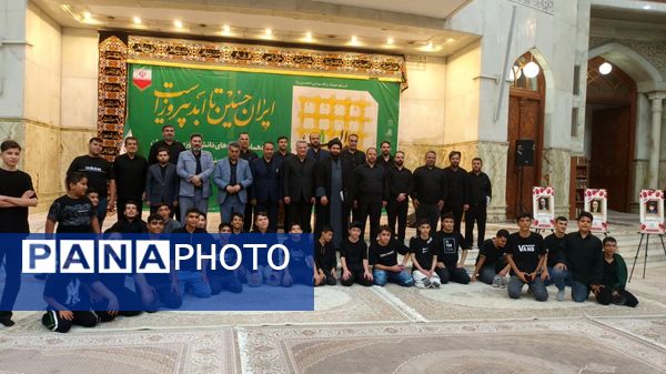 فرهنگیان منطقه ۱۴ تهران، به سرداران شهید جنگ ۱۲ روزه ادای احترام کردند
