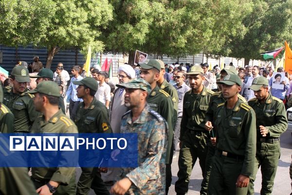 راهپیمایی 13 آبان و روز دانش‌آموز در هرمزگان