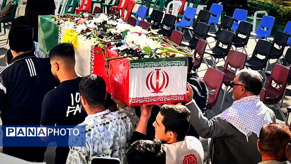 استقبال معنوی دانشگاه آزاد نظرآباد از پیکر شهید گمنام در ایام فاطمیه