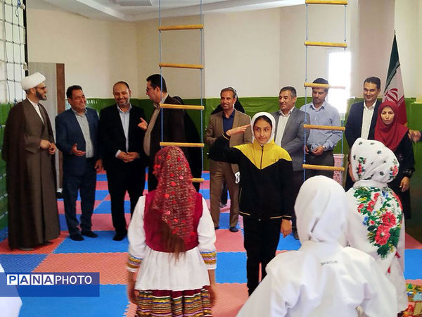 افتتاح اتاق تربیت بدنی مدرسه ابتدایی امام خمینی (ره) بجنورد