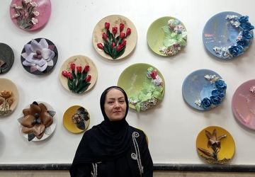 با هنر، جریان‌سازی برای حمایت از بانوان سرپرست خانوار ایجاد کرده‌ام