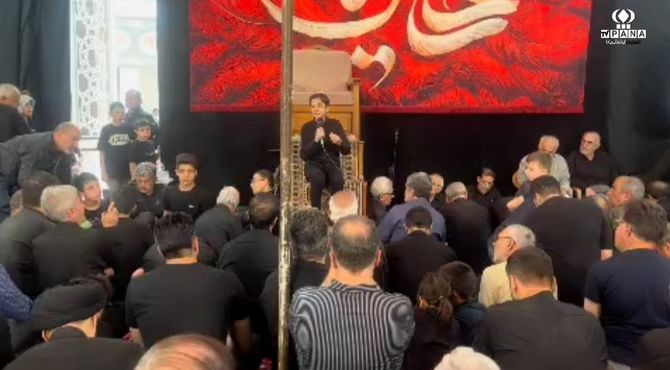 دکلمه خوانی خبرنگار پانا در وصف حضرت باب الحوائج در مسجد جوادالائمه